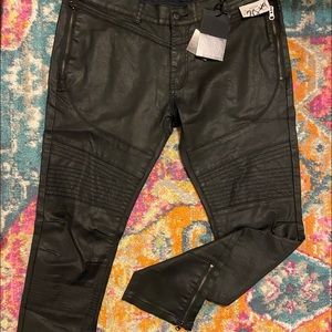 Mens black denim